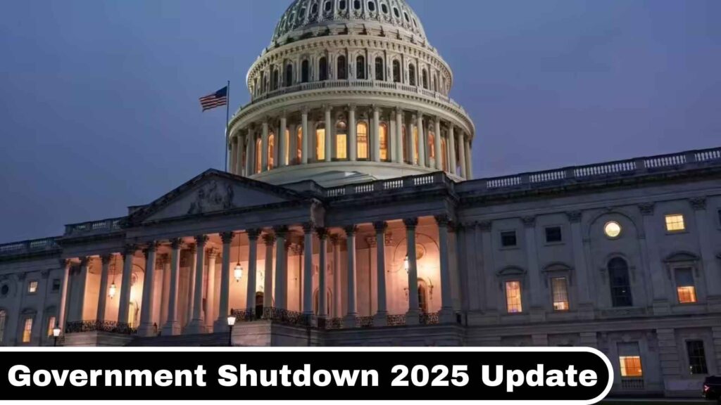 U.S. Capitol building at dusk representing the Government Shutdown 2025 update and ongoing Senate showdown