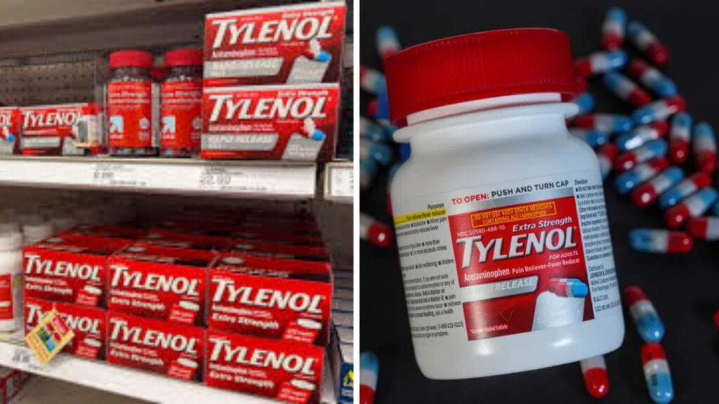 Tylenol product shelves and bottle representing Kimberly Clark’s $48.7B Kenvue acquisition and expansion into consumer health market