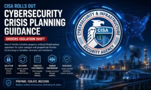 CISA cybersecurity crisis planning guidance highlights CI Fortify strategy for critical infrastructure resilience, isolation operations, cyber recovery planning, and OT security during cyber outages.